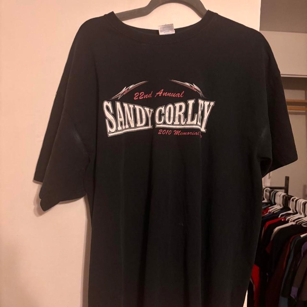 Black cotton t-shirt size XL